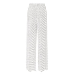 Pleated High Waist Straight-Leg Pants – Chic Women’s Trousers