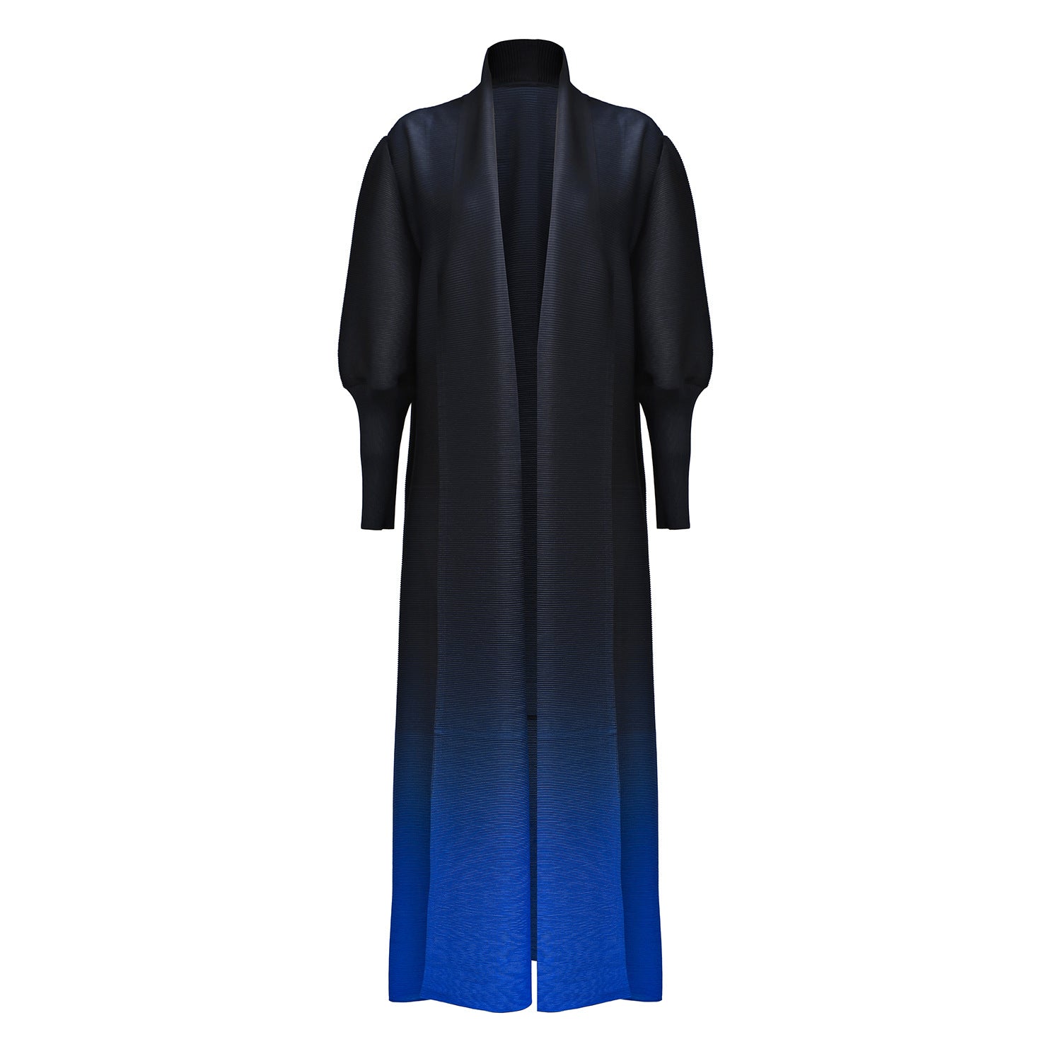 Pleated Gradient Abaya Dress – Modest and Elegant Women’s Maxi