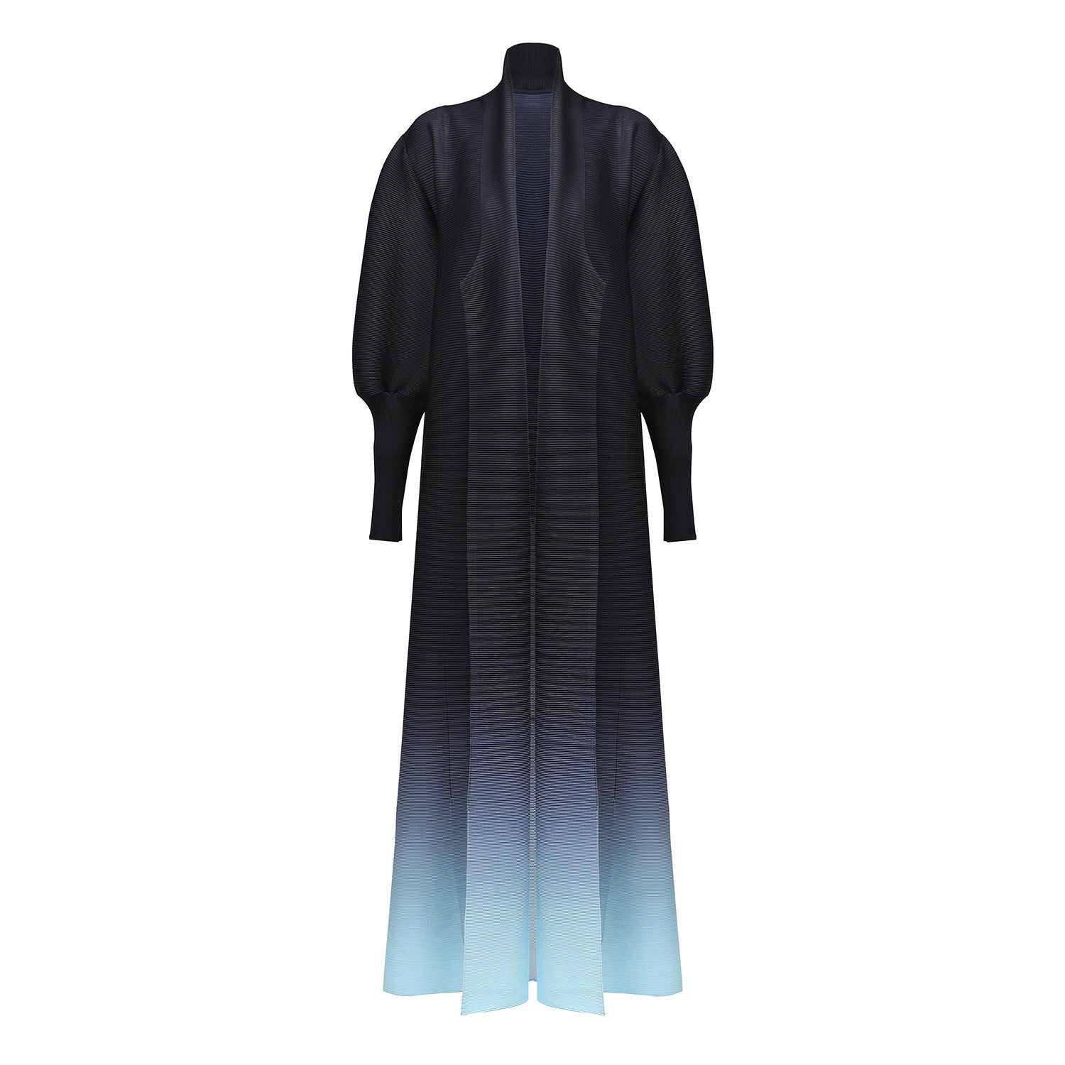 Pleated Gradient Abaya Dress – Modest and Elegant Women’s Maxi