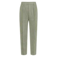 Pleated Fish Scale Pants – Casual Loose Slimming Solid Trousers