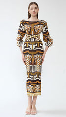 2025 New Spring Temperament Elegant Dress, Personality Design, Fashionable Slim Waist Cutout Pleated Dress
