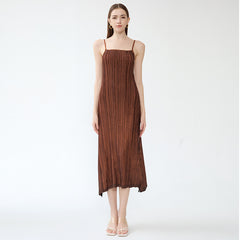 2025 spring/summer new small fragrance dress winter women's design long-sleeved pleated fashion slim two-piece set