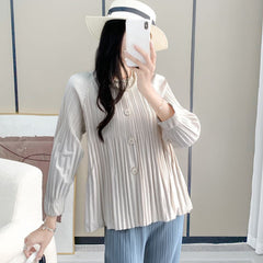 Pleated Short Trench Jacket – Chic Lightweight Outerwear for Women