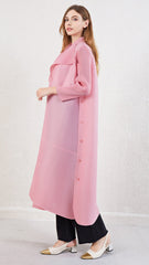 Pleated Elegant Abaya Dress – Modest and Stylish Muslim Women’s Outfit