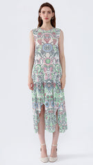 Boho Polka Dot Dress – Irregular Print Casual Loose Slimming Dress