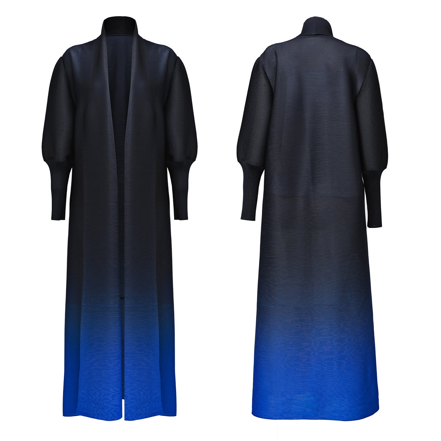 Pleated Gradient Abaya Dress – Modest and Elegant Women’s Maxi