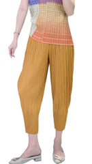 Pleated Harem Pants – Slim Fit Nine-Point Radish Style