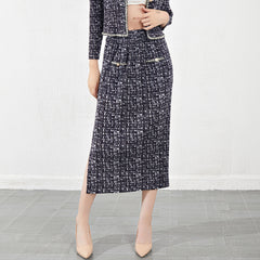 Pleated Short Jacket Two-Piece Set – Chic Women’s Outfit